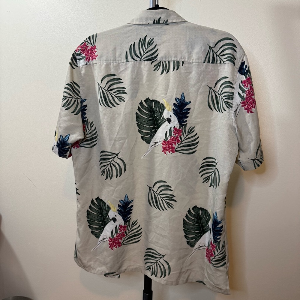 Croft & Barrow Floral Leaf Print Shirt - Picture 5 of 5